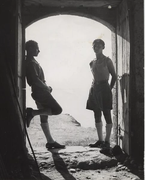 Two boy scouts, Cyprus