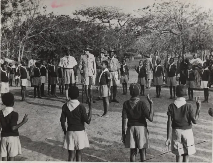 Framed Print : Boy scouts in Ghana, West Africa Framed Print : Boy scouts in Ghana, West Africa