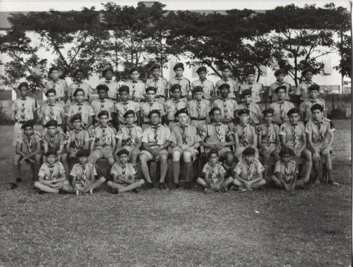 Framed Print : Boy scouts with leader in British Guyana, South America Framed Print : Boy scouts with leader in British Guyana, South America