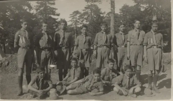 Framed Print : Boy scouts at Lemythou, Cyprus Framed Print : Boy scouts at Lemythou, Cyprus