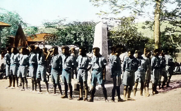 Boy Scouts, Port Moresby, Papua, early 1900s