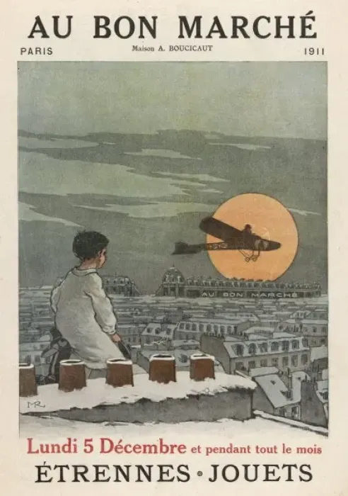 Framed Print : Boy Watches Plane 1911 Framed Print : Boy Watches Plane 1911