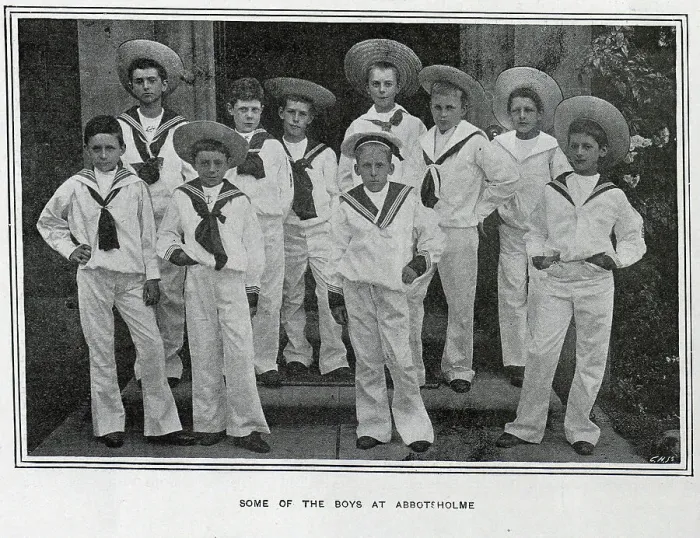 Framed Print : Boys at Abbosholme school in uniform Framed Print : Boys at Abbosholme school in uniform