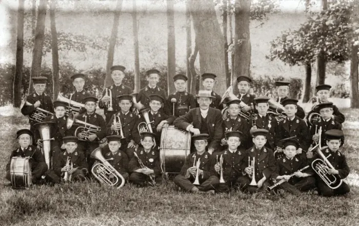 Framed Print : Boys Band, Spring Bank Orphan Home, Hull, Yorkshire Framed Print : Boys Band, Spring Bank Orphan Home, Hull, Yorkshire