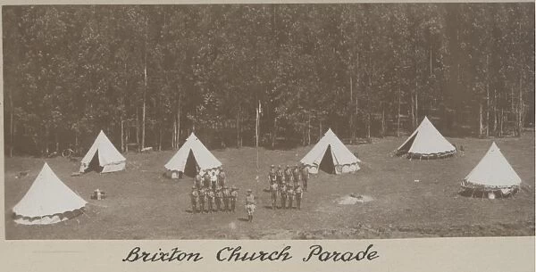 Boys of Brixton Scout Troop, South Africa, camping