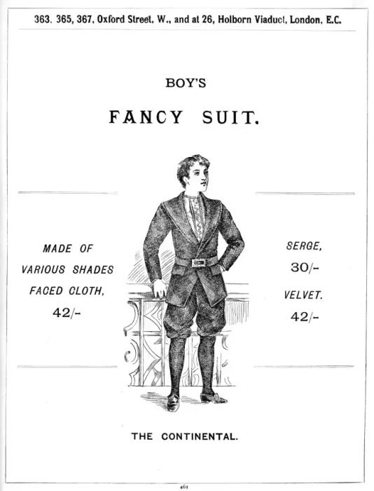 Framed Print : Our Boys Clothing Company, advertisement for clothes Framed Print : Our Boys Clothing Company, advertisement for clothes