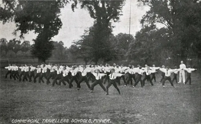Framed Print : Boys at Commercial Travellers Schools, Pinner, Middlesex Framed Print : Boys at Commercial Travellers Schools, Pinner, Middlesex