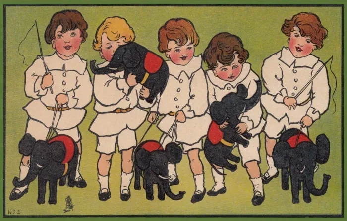 Framed Print : Boys and girls