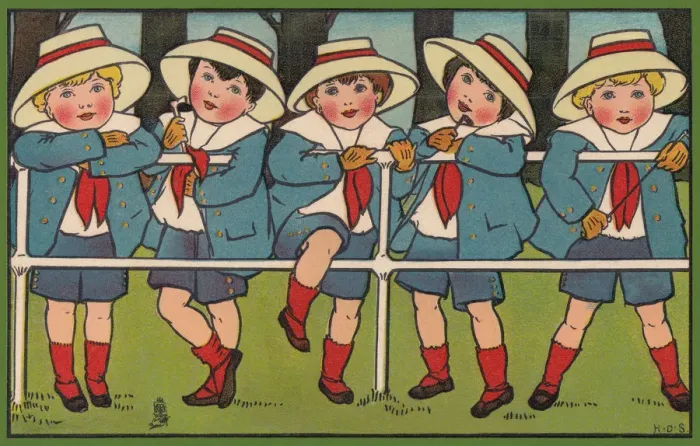Framed Print : Boys and Girls Framed Print : Boys and Girls