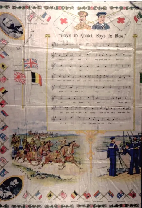 Framed Print : Boys in khaki, boys in blue, WW1 Framed Print : Boys in khaki, boys in blue, WW1