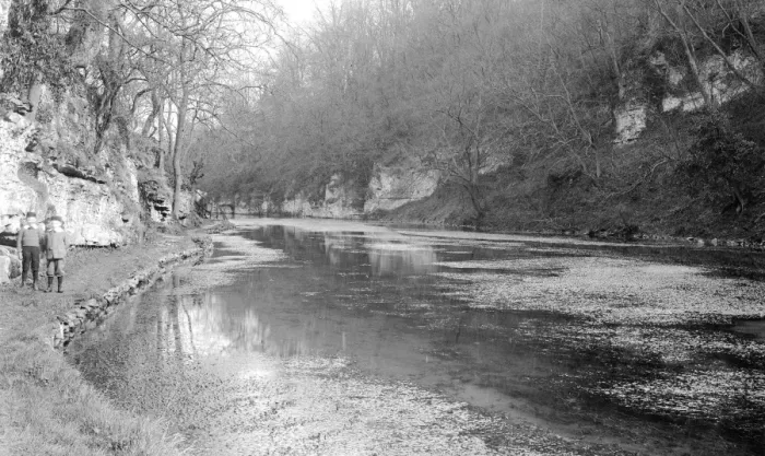 Framed Print : Two boys in Lathkill Dale Framed Print : Two boys in Lathkill Dale