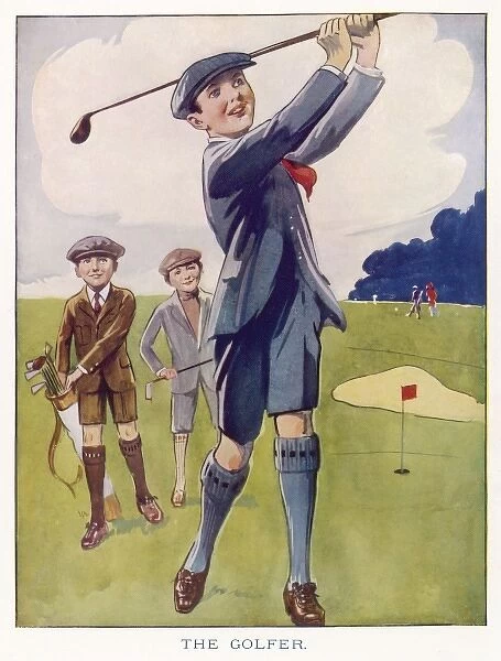 Boys Play Golf 1923