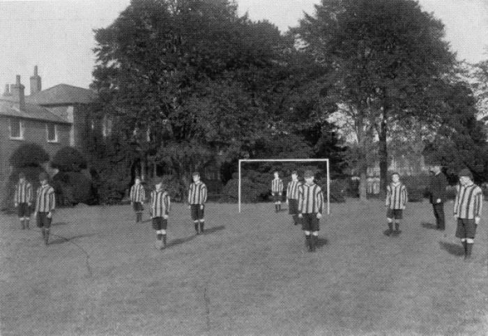 Framed Print : Boys playing football, NIPRCC East Harling, Norfolk Framed Print : Boys playing football, NIPRCC East Harling, Norfolk
