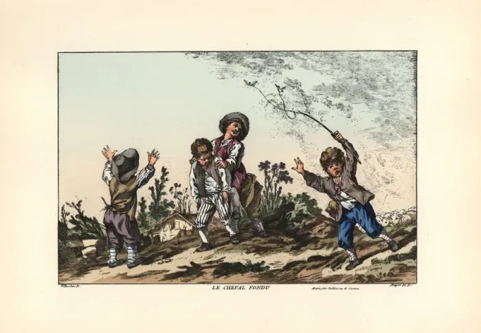 Framed Print : Boys playing the game of piggyback horseriding Framed Print : Boys playing the game of piggyback horseriding