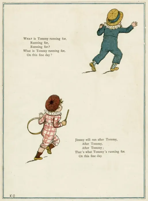 Framed Print : Two boys running Framed Print : Two boys running