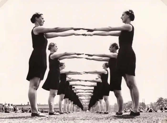 Framed Print : BPTC students rehearse for a gymnastics display Framed Print : BPTC students rehearse for a gymnastics display
