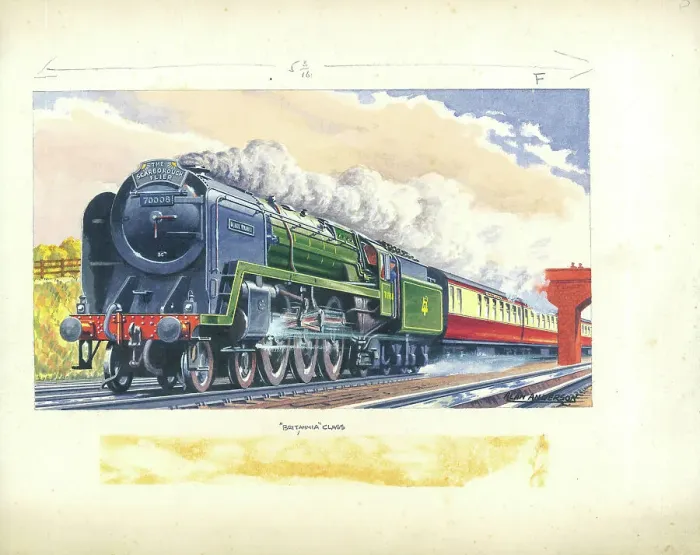 Framed Print : BR Britannia Class No. 70008 ?Black Prince Framed Print : BR Britannia Class No. 70008 ?Black Prince