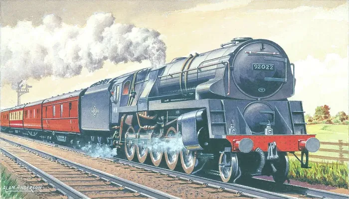 Framed Print : BR Class BR9F No. 92022 Framed Print : BR Class BR9F No. 92022