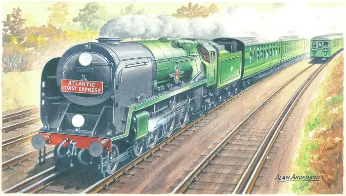 Framed Print : BR Merchant Navy Class No. 35027 Port Line Framed Print : BR Merchant Navy Class No. 35027 Port Line