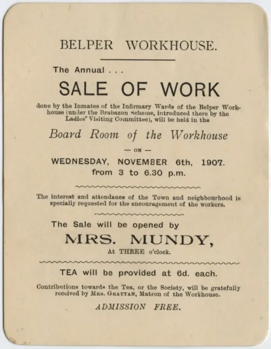 Framed Print : Brabazon Sale, Belper Workhouse, Derbyshire Framed Print : Brabazon Sale, Belper Workhouse, Derbyshire