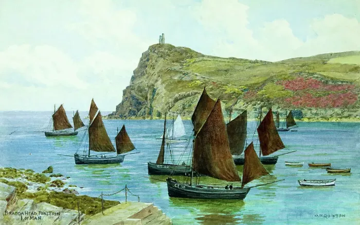 Framed Print : Bradda Head, Port Erin, Isle of Man Framed Print : Bradda Head, Port Erin, Isle of Man