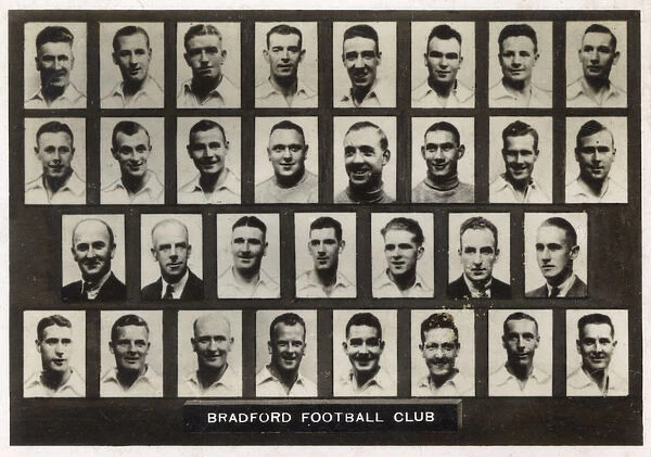 Bradford FC football team 1936