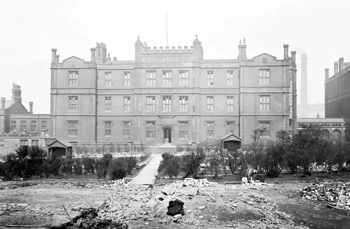 Framed Print : Bradford Infirmary, Victorian period Framed Print : Bradford Infirmary, Victorian period