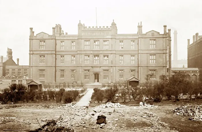 Framed Print : Bradford Infirmary, Victorian period Framed Print : Bradford Infirmary, Victorian period