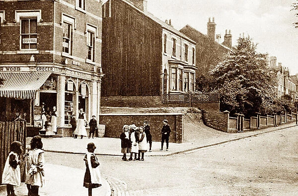 Bradwell Lane, Porthill early 1900's