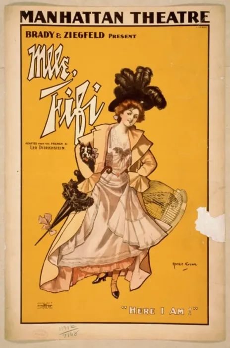 Framed Print : Brady & Ziegfeld present Mlle. Fifi adapted from the French Framed Print : Brady & Ziegfeld present Mlle. Fifi adapted from the French