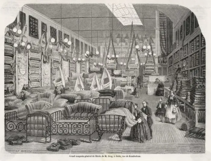 Framed Print : Brags Furniture Store