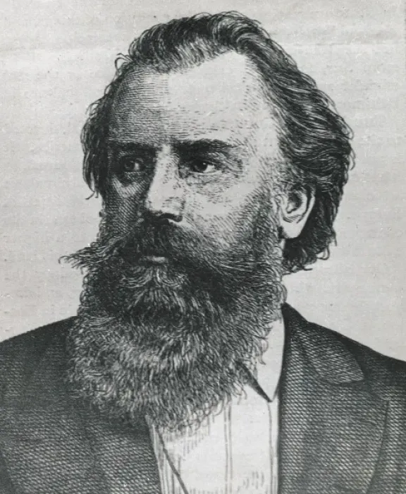 Framed Print : BRAHMS, Johannes (1833-1897). Geman Romantic Framed Print : BRAHMS, Johannes (1833-1897). Geman Romantic