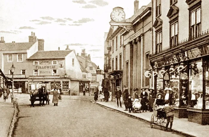 Framed Print : Braintree High Street early 1900s Framed Print : Braintree High Street early 1900s