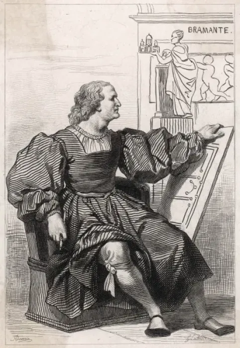 Framed Print : Bramante (Seated) Framed Print : Bramante (Seated)