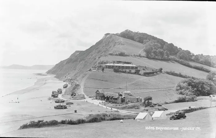 Framed Print : Branscombe Beach and Cliffs Framed Print : Branscombe Beach and Cliffs