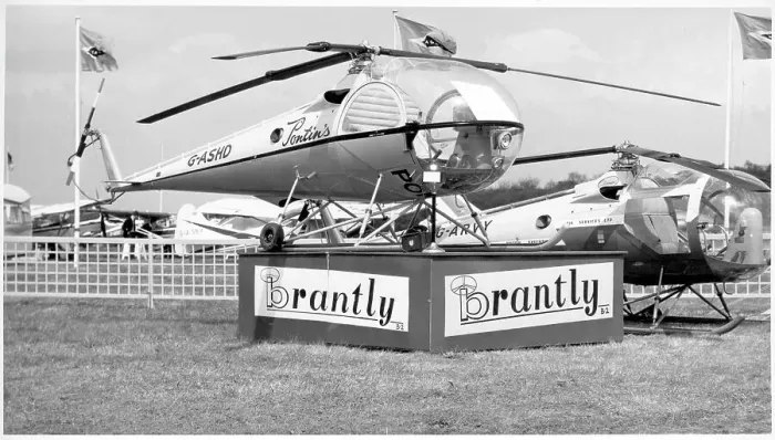 Framed Print : Brantly B-2A G-ASHD Framed Print : Brantly B-2A G-ASHD
