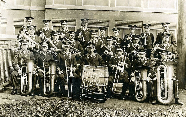 Brass Band, Flockton, Yorkshire