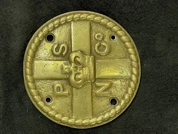 Brass plaque, Pacific Steamship Navigation Company