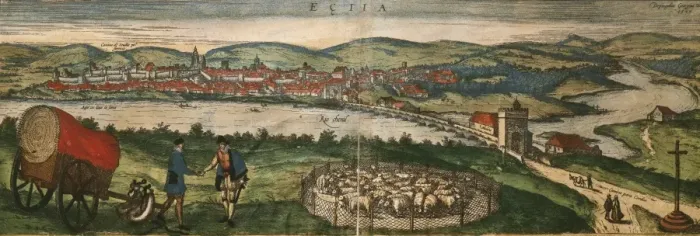 Framed Print : BRAUN, George (1541-1622). Civitatis Orbis Terrarum