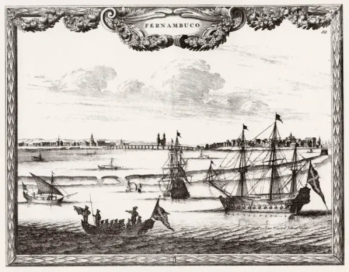 Framed Print : Brazil / Recife C1700 Framed Print : Brazil / Recife C1700
