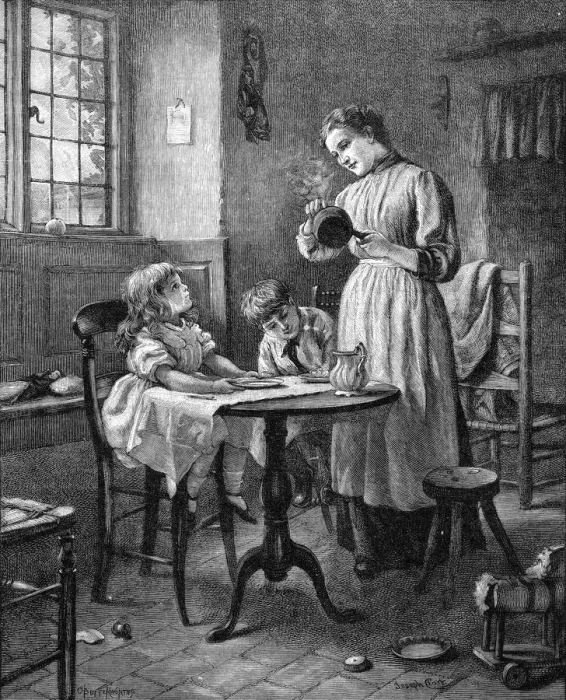Framed Print : BREAKFAST / 1893 COTTAGE Framed Print : BREAKFAST / 1893 COTTAGE