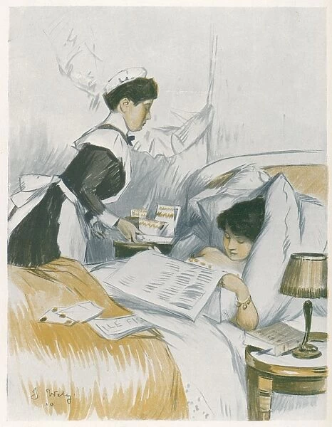 Breakfast in Bed 1910