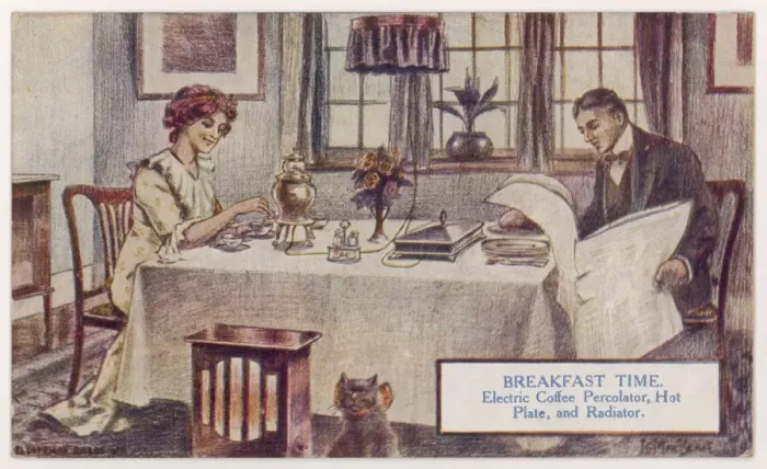 Framed Print : Breakfast in Elec. Home Framed Print : Breakfast in Elec. Home