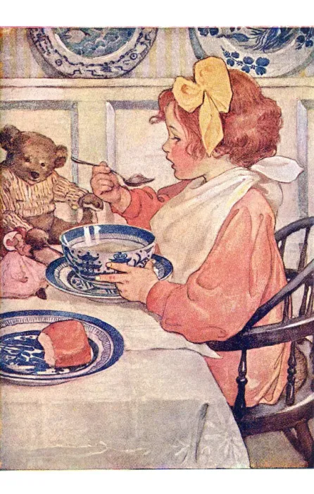 Framed Print : Breakfast with Teddy Framed Print : Breakfast with Teddy