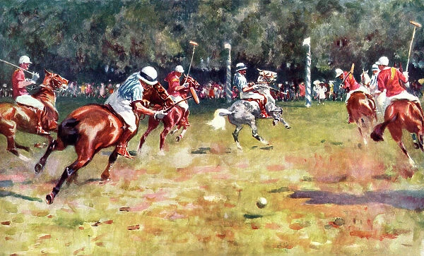 Breaking Up a Rush - Polo by Gilbert Holiday