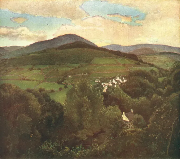Framed Print : A Breconshire Village Framed Print : A Breconshire Village