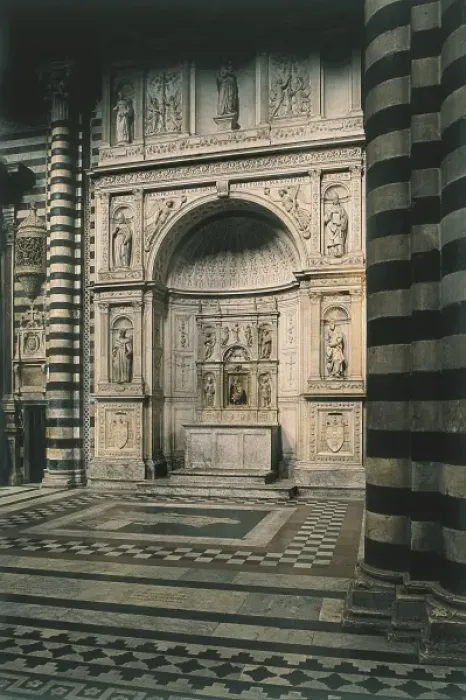 Framed Print : BREGNO, Andrea (1418-1503). Piccolomini Altar Framed Print : BREGNO, Andrea (1418-1503). Piccolomini Altar