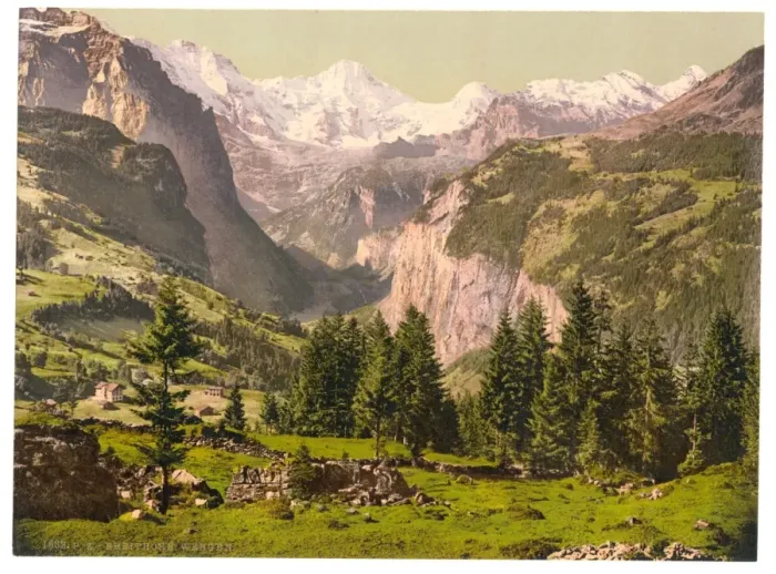Framed Print : Breithorn from Wengen, Bernese Oberland, Switzerland Framed Print : Breithorn from Wengen, Bernese Oberland, Switzerland