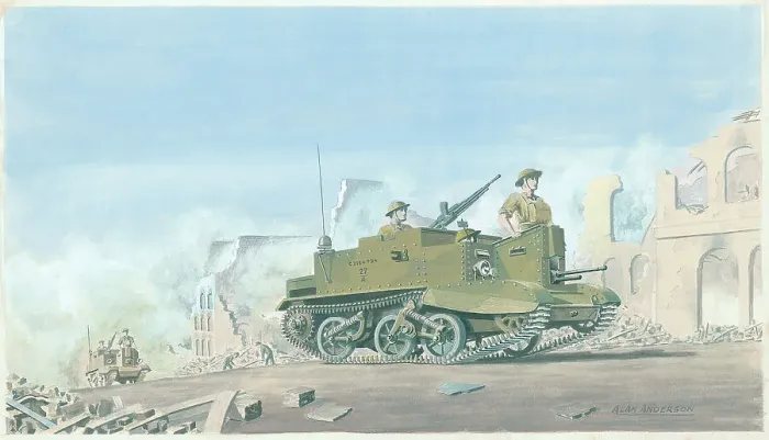 Framed Print : Bren Gun Carrier Wartime Vehicles Watercolour Framed Print : Bren Gun Carrier Wartime Vehicles Watercolour