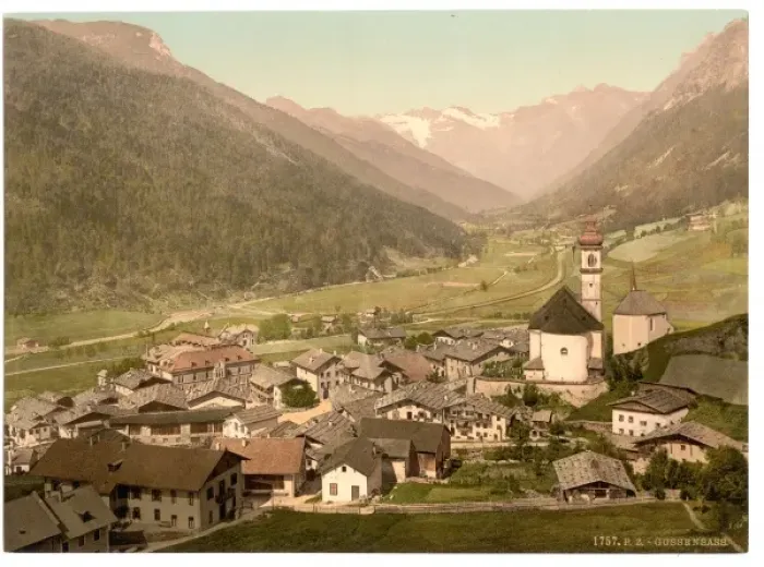 Framed Print : Brenner Railway, Gossensass, Tyrol, Austro-Hungary Framed Print : Brenner Railway, Gossensass, Tyrol, Austro-Hungary